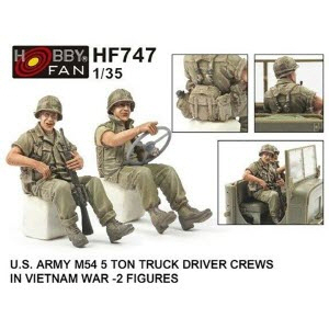 [주문시 바로 입고] BFHF747 1/35 M54 5 Ton Truck Driver Crews In Vietnam War (2 figures)-레진