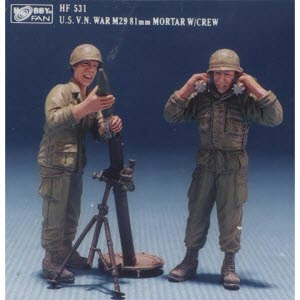 [주문시 바로 입고] BFHF531 1/35 U.S Vietnam War M29 81mm Motor w/Crew-레진