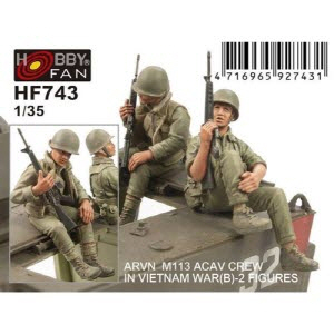 [주문시 바로 입고] BFHF743 1/35 ARVN M113 ACAV Crew In Vietnam War(B) -2 Figures