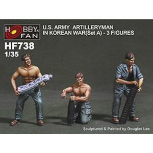 [주문시 바로 입고] BFHF738 1/35 U.S. Army Artilleryman in Korean War (Set A) (3 Figures)