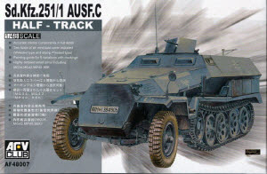 [주문시 바로 입고] BF48007 1/48 German Sd.Kfz.251/1 Ausf.C Half-Track