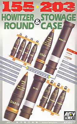 [주문시 바로 입고] BF35017 1/35 155/203mm Howitzer Round & Stowage Case