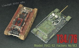 [주문시 바로 입고] BF35S57 1/35 T-34/76 1943 with transparent turret (Limited)