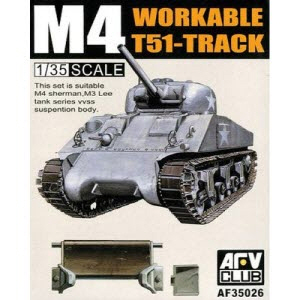 [주문시 바로 입고] BF35026 1/35 M4 T-51 Workable Track For M3 Lee M3 Grant M4