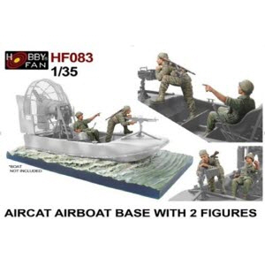 BFHF083 1/35 Aircat Airboat Water Base - 2 Resin figures and Base- 인형 2개 포함, 보트 미포함BFHF083