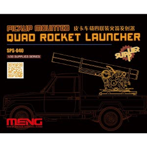 [주문시 바로 입고] CESPS-040 1/35 Pickup Mounted Quad Rocket Launcher-Resin