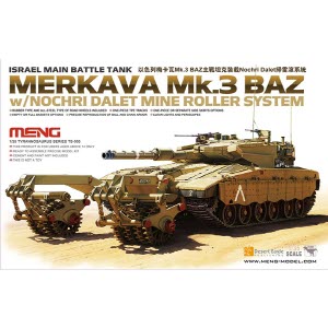 [주문시 바로 입고] CETS-005 1/35 Merkava Mk.3 BAZ Israel Main Battle Tank w/Nochri Dalet Mine Roller System