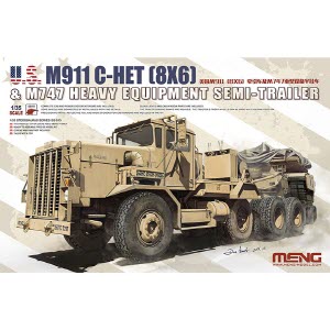 [주문시 바로 입고] CESS-013 1/35 M911 C-HET(8X6) & M747 M747 Heavy Equipment Semi-Trailer