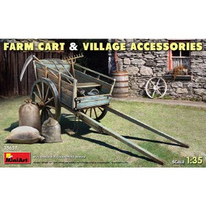 [주문시 바로 입고] BE35657 1/35 Farm Cart with Village Accessories