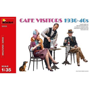 [주문시 바로 입고] BE38058 1/35 Cafe Visitors 1930-40s