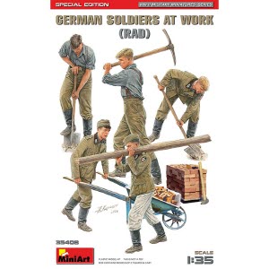[주문시 바로 입고] BE35408 1/35 German Soldiers at Work (RAD) Special Edition
