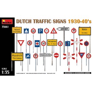 [주문시 바로 입고] BE35661 1/35 Dutch Traffic Signs 1930-40