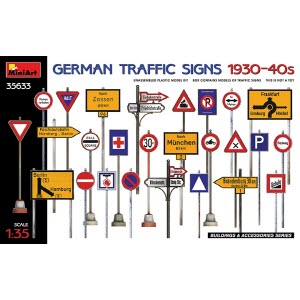 [주문시 바로 입고] BE35633 1/35 German Traffic Signs 1930-40s