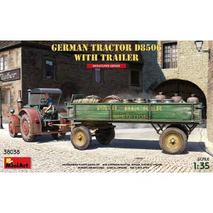 [주문시 바로 입고] BE38038 1/35 German Tractor D8506 with Trailer