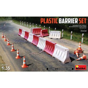 [주문시 바로 입고] BE35634 1/35 Plastic Barrier Set