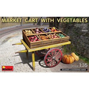 [주문시 바로 입고] BE35623 1/35 Market Cart with Vegetable