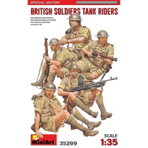 [주문시 바로 입고] BE35299 1/35 British Soldiers Tank Rider Special Edition