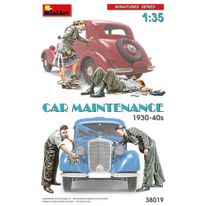 [주문시 바로 입고] BE38019 1/35 Car Maintenance 1930-40s-자동차 미포함
