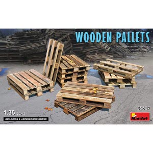 [주문시 바로 입고] BE35627 1/35 Wooden Pallets