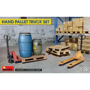 [주문시 바로 입고] BE35606 1/35 Hand Pallet Truck Set