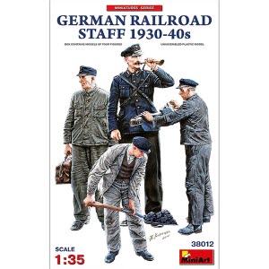 [주문시 바로 입고] BE38012 1/35 German Railroad Staff 1930-40s