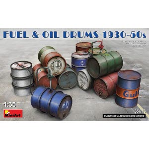 [주문시 바로 입고] BE35613 1/35 Fuel and Oil Drums 1930-50s