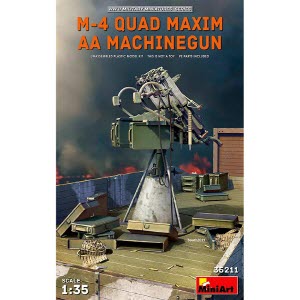 [주문시 바로 입고] BE35211 1/35 M-4 Quad Maxim AA machinegun