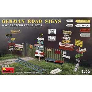 [주문시 바로 입고] BE35602 1/35 German Road Signs WW II Eastern Front Set 1