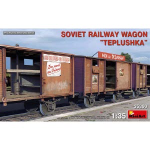 [주문시 바로 입고] BE35300 1/35 SOVIET Railway Wagon TEPLUSHKA - 인형 미포함