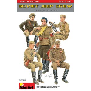[주문시 바로 입고] BE35313 1/35 Soviet Jeep Crew. Special Edition