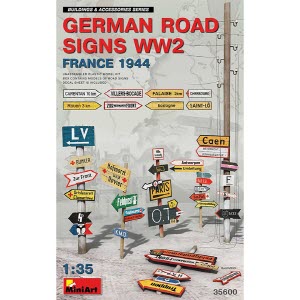[주문시 바로 입고] BE35600 1/35 German Road Signs WW2 (France 1944)