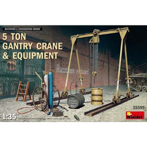 [주문시 바로 입고] BE35589 1/35 5 Ton Gantry Crane and Equipment