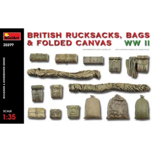 [주문시 바로 입고] BE35599 1/35 British Rucksaks, Bags & Folded Canvas WW--전차 미포함