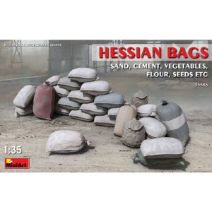 [주문시 바로 입고] BE35586 1/35 Hessian Bags(Sand,Cement,Vegetables,Flour,Seeds etc)-전차 및 야포, 바닥판 미포함