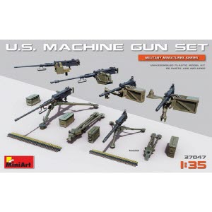 [주문시 바로 입고] BE37047 1/35 U.S. Machine Gun Set