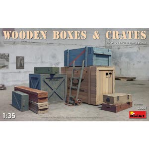 [주문시 바로 입고] BE35581 1/35 Wooden Boxes & Crates