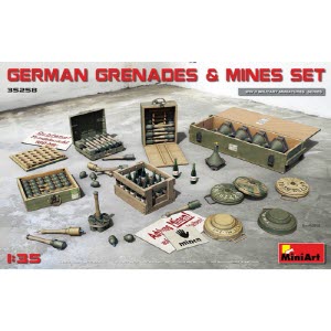 [주문시 바로 입고] BE35258 1/35 German Grenades & Mines Set