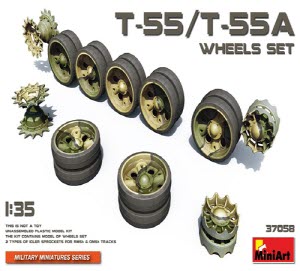 [주문시 바로 입고] BE37058 1/35 T-55/T-55A Wheels Set