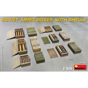 [주문시 바로 입고] BE35261 1/35 Soviet Ammo Boxes w/Shells