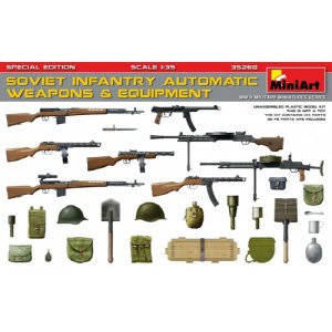 [주문시 바로 입고] BE35268 1/35 Soviet Infantry Automatic Weapons & Equipment.Special Edition