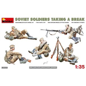 [주문시 바로 입고] BE35233 1/35 Soviet Soldiers Taking a Break