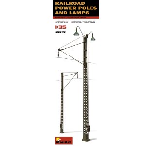 [주문시 바로 입고] BE35570 Railroad Power Poles & Lamps