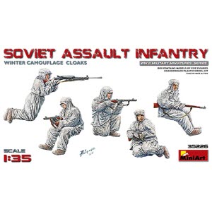 [주문시 바로 입고] BE35226 1/35 Soviet Assault Infantry (Winter Camouflag Cloaks)
