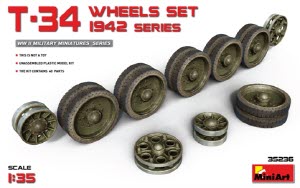 [주문시 바로 입고] BE35236 1/35 T-34 Wheels set. 1942 series