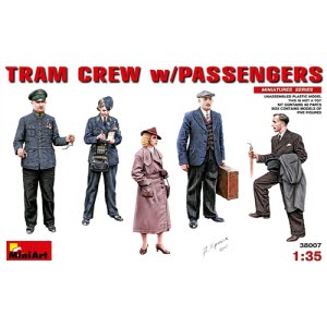 [주문시 바로 입고] BE38007 1/35 트램 승무원과 승객 (TRAM CREW w/PASSENGERS)