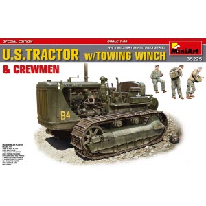 [주문시 바로 입고] BE35225 1/35 미군 견인 윈치 장착 트랙터와 승무원 (U.S. TRACTOR w/Towing Winch & Crewmen)