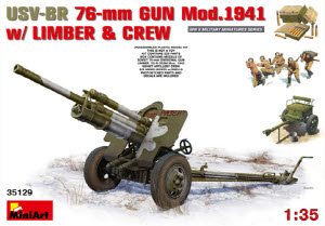 [주문시 바로 입고] BE35129 1/35 USV-BR 76-mm Gun Mod.1941 w/ Limber and Crew