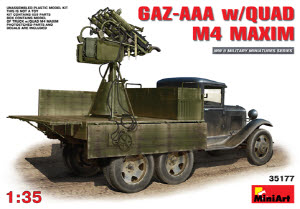 [주문시 바로 입고] BE35177 1/35 GAZ-AAA w/Quad M4 Maxim