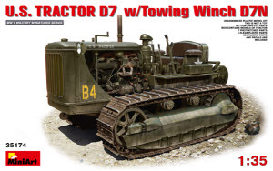 [주문시 바로 입고] BE35174 1/35 U.S.Tractor D7 w/Towing Winch D7N