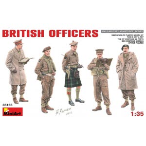 [주문시 바로 입고] BE35165 1/35 British Officers (New Tool- 2014)